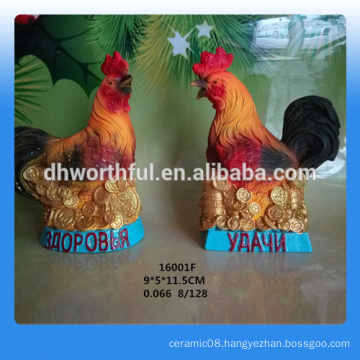 2016 new style resin rooster statue